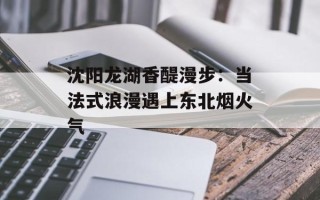 沈阳龙湖香醍漫步：当法式浪漫遇上东北烟火气