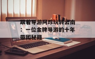 跟着导游阿珍玩转云南：一位金牌导游的十年带团秘籍