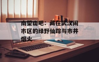 南望山吧：藏在武汉闹市区的绿野仙踪与市井烟火