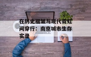 在历史褶皱与现代霓虹间穿行：南京城市生存实录