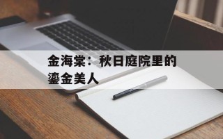 金海棠：秋日庭院里的鎏金美人