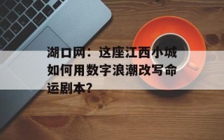 湖口网：这座江西小城如何用数字浪潮改写命运剧本？