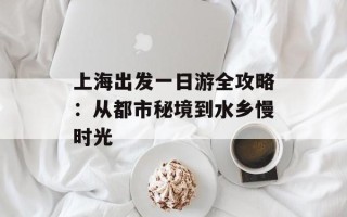 上海出发一日游全攻略：从都市秘境到水乡慢时光