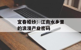 宜春婚纱：江南水乡里的浪漫产业密码
