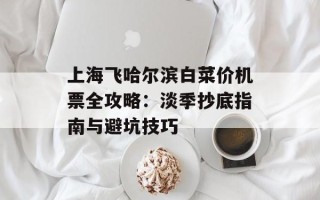 上海飞哈尔滨白菜价机票全攻略：淡季抄底指南与避坑技巧