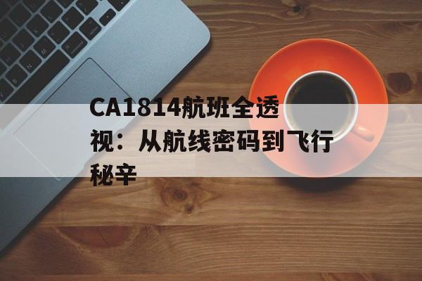 CA1814航班全透视：从航线密码到飞行秘辛-第1张图片-