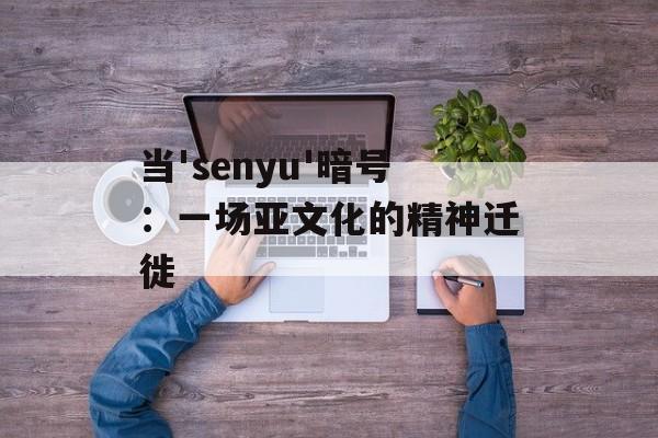 当'senyu'暗号：一场亚文化的精神迁徙-第1张图片-